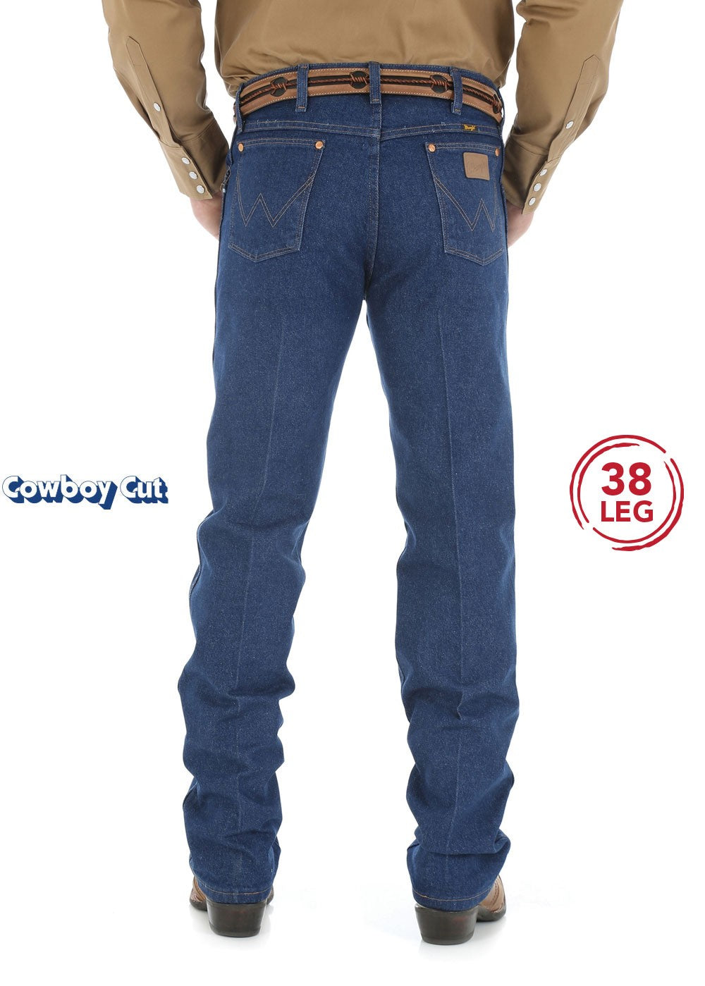 Wrangler | Mens | Jeans | Cowboy Cut | 38" | Original | Prewashed Indigo - BK8 Outfitters Australia