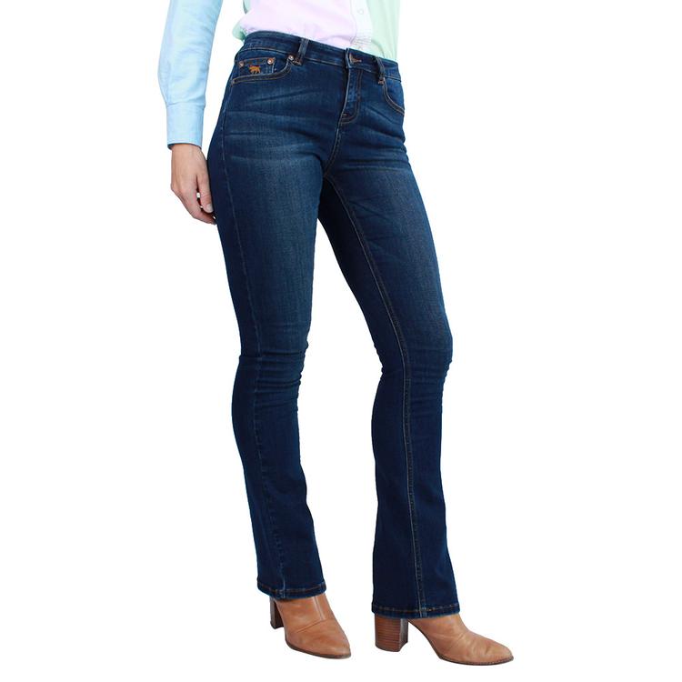 Ringers Western | Womens | Jeans | Waist Mid | Bootcut | 32" | Katherine | Classic Blue - BK8 Outfitters Australia