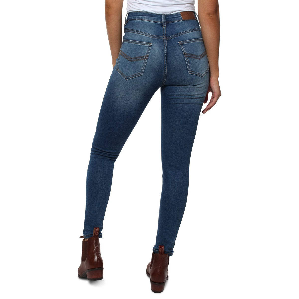 Ringers Western | Womens | Jeans | 32" | Skinny | Waist High | Sammy | Vintage Blue