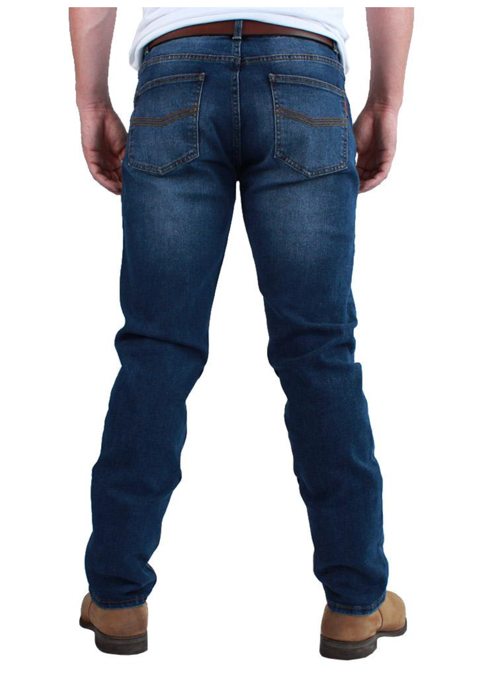 Ringers Western | Mens | Jeans | Slim | 34" | Burke | Mid Blue - BK8 Outfitters Australia