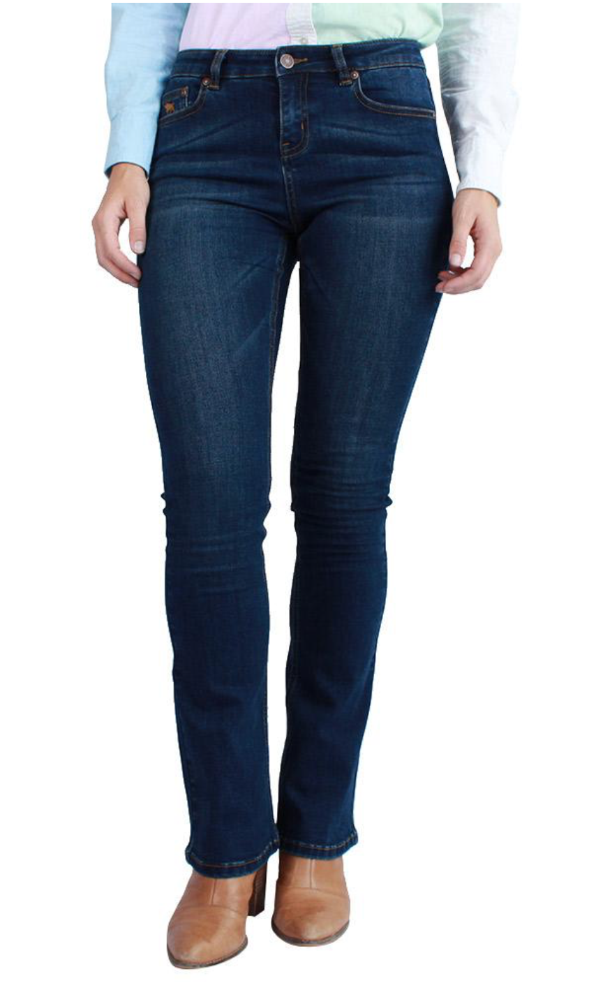 Ringers Western | Womens | Jeans | Waist Mid | Bootcut | 34" | Katherine | Classic Blue - BK8 Outfitters Australia