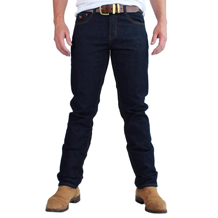 Ringers Western | Mens | Jeans | Slim | 32" | Burke | Dark Blue - BK8 Outfitters Australia
