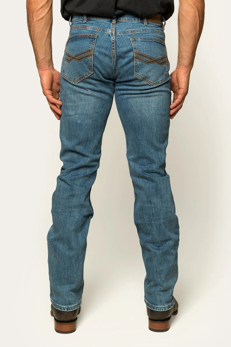 Ringers Western | Mens | Jeans | Slim | 36" | Muster | Mid Blue