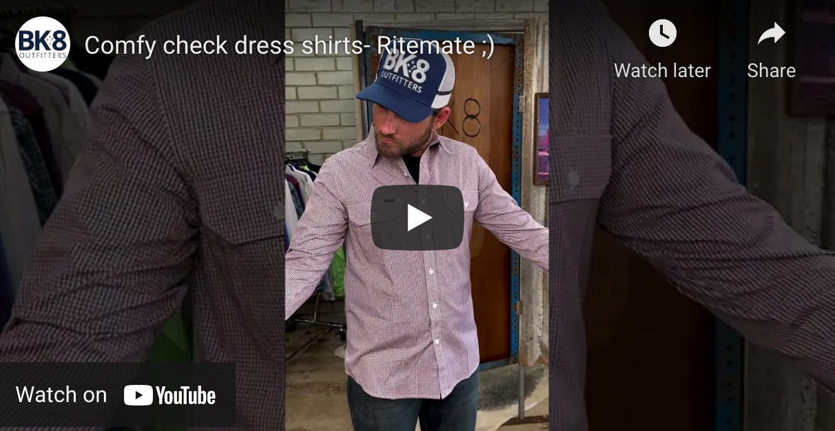Comfy check dress shirts- Ritemate ;)