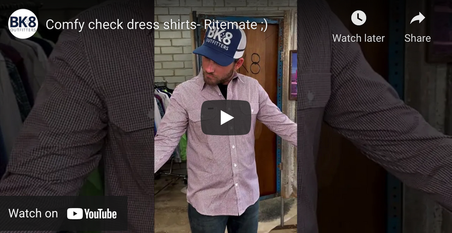 Comfy check dress shirts- Ritemate ;)