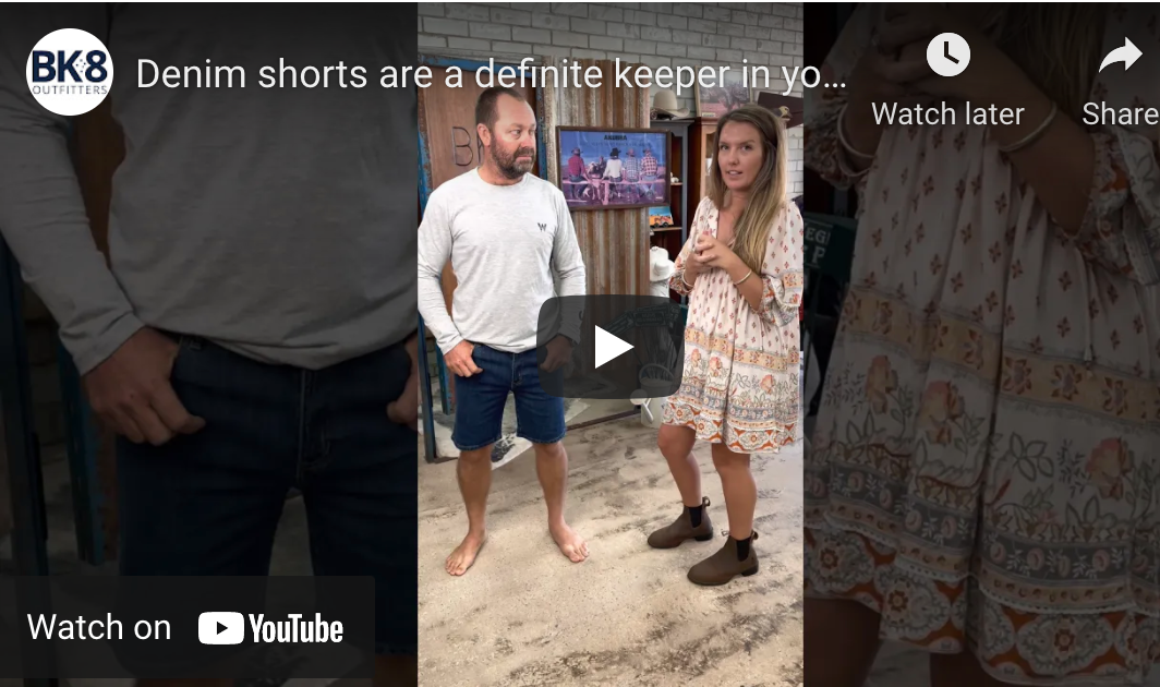 Denim shorts are a definite keeper in your wardrobe!