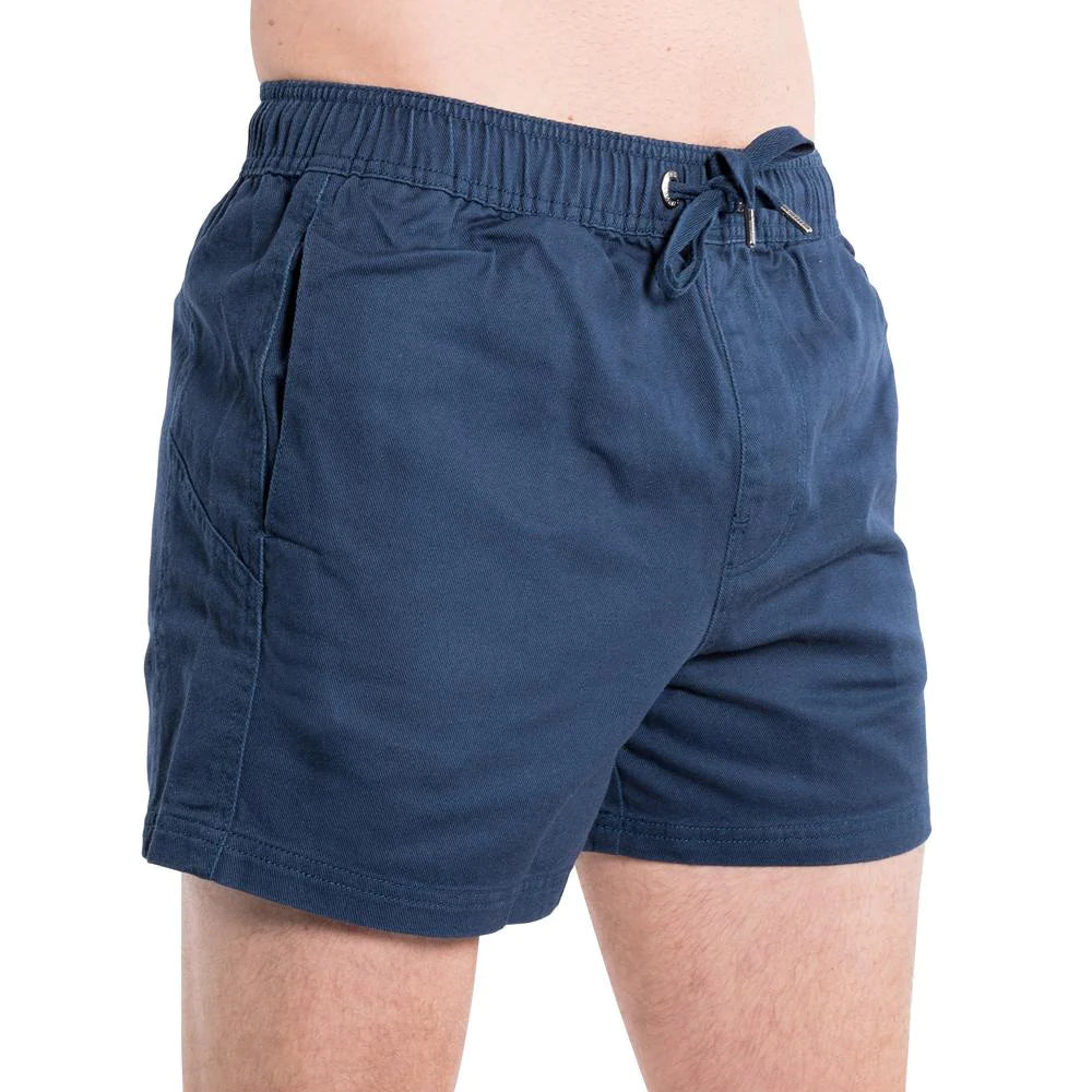 Ringers Western | Mens | Shorts | Ruggers | Oliver | Dark Navy With Camel