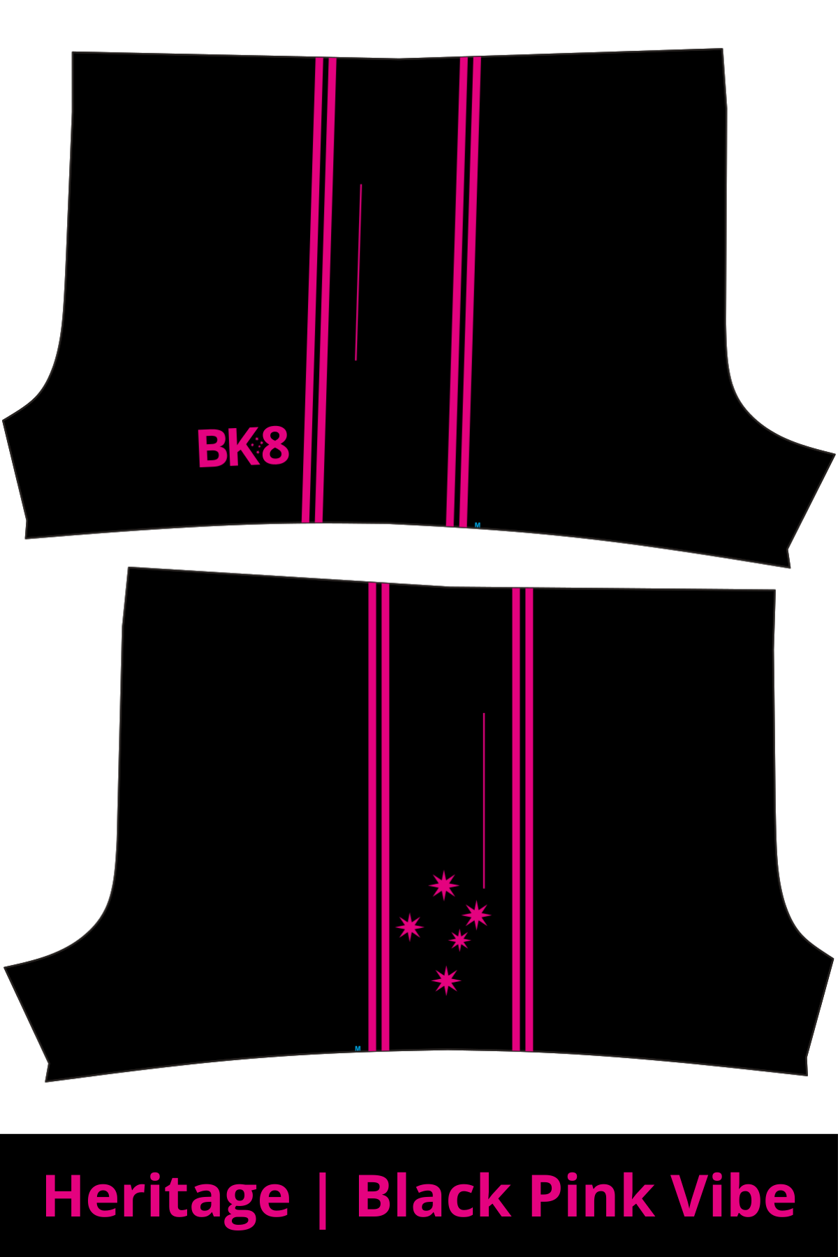 Shorts | Heritage | Black Pink Vibe - Adults