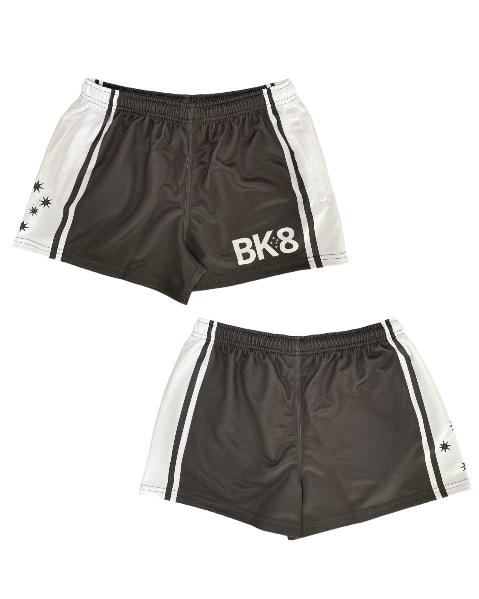 Adults | Footy Shorts | Heritage | Charcoal