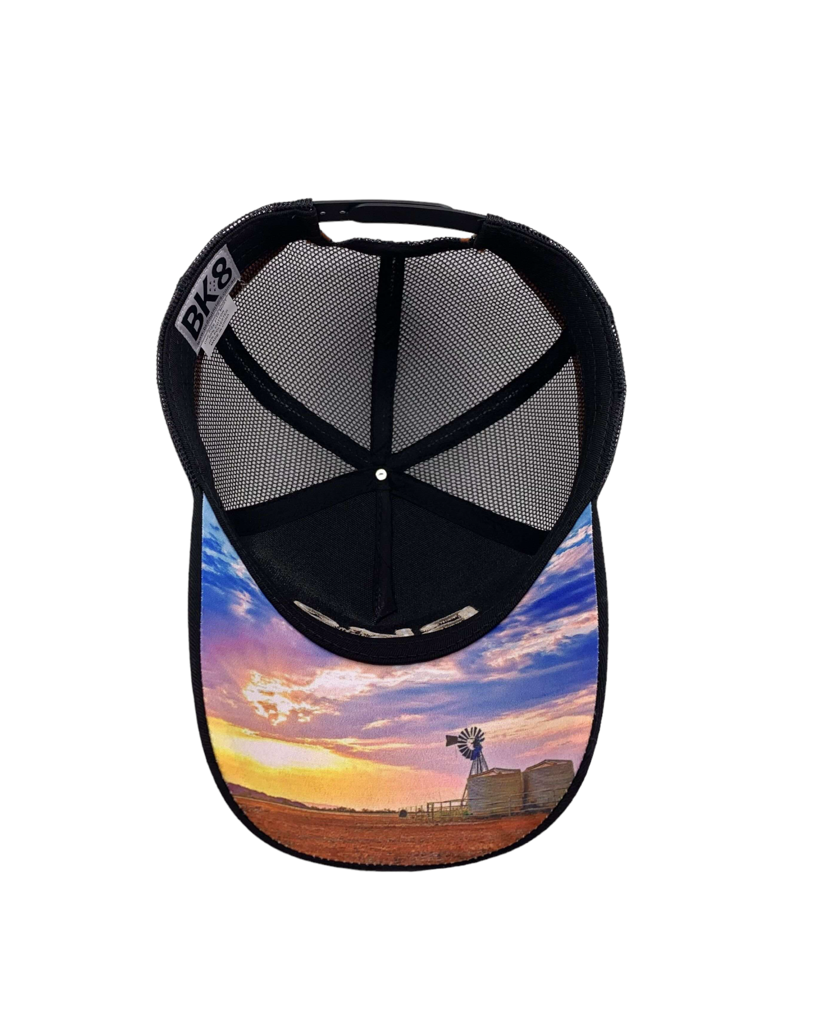 Trucker Hat | Mid | Windmill | Sunset Trio - with Pony Tail