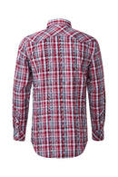 Shirt LS | Mens | Pilbara Western | Red/Black/White - Snap Button-2