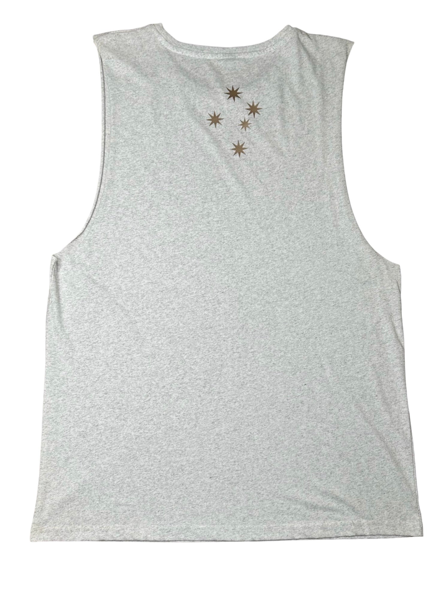 BK8 | Mens | Tank | Southern Cross | Grey Marle | Gold