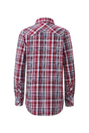Shirt LS | Kids | Pilbara Western | Red/Black/White - Snap Button-2