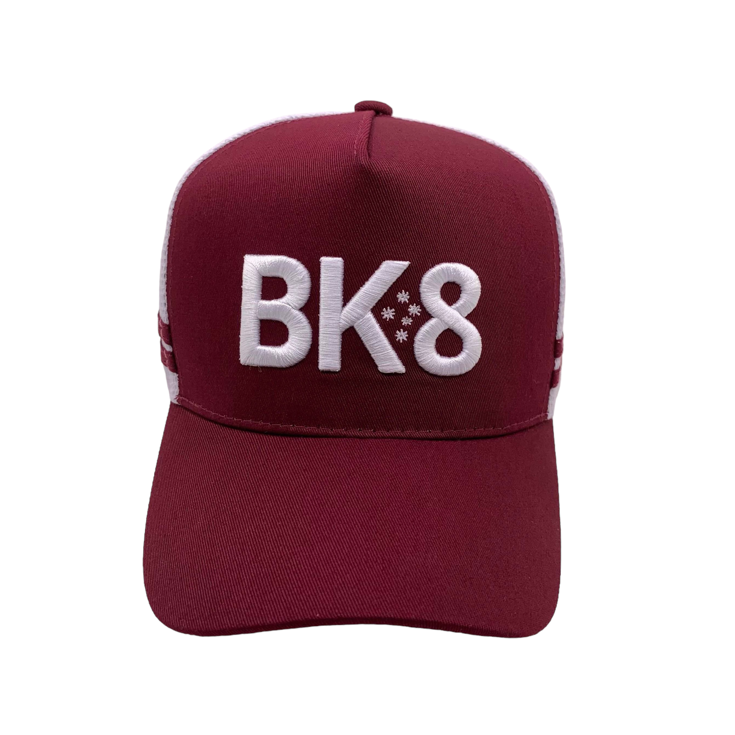 Trucker Hat | Heritage | Burgundy- High- Square