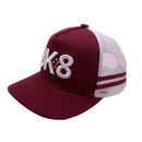 Trucker Hat | Heritage | Burgundy- Kids- Square-1