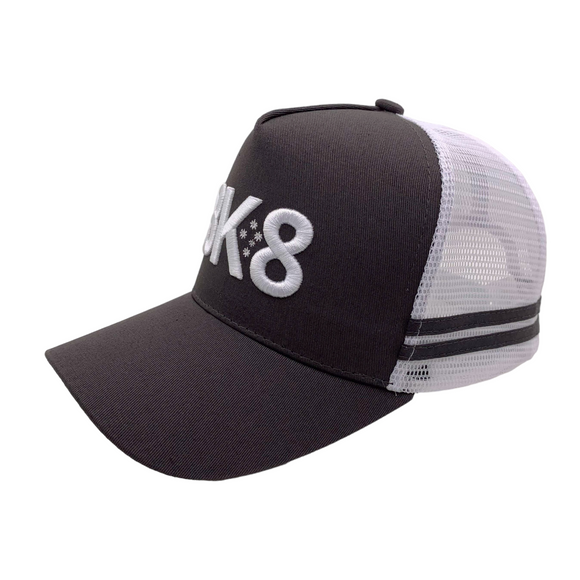 Trucker Hat | Heritage | Charcoal- High- Square