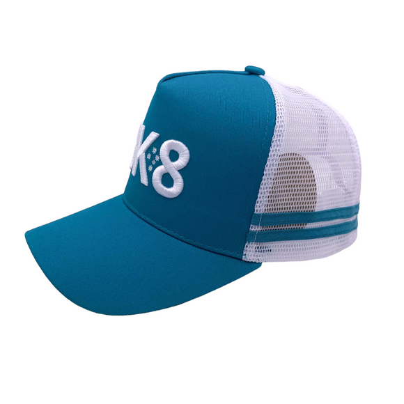 Trucker Hat | Heritage | Turquoise- High- Square