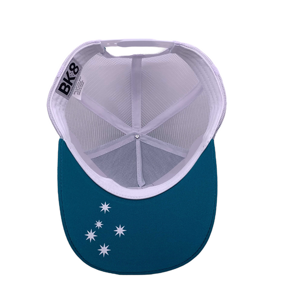 Trucker Hat | Heritage | Turquoise- High- Square