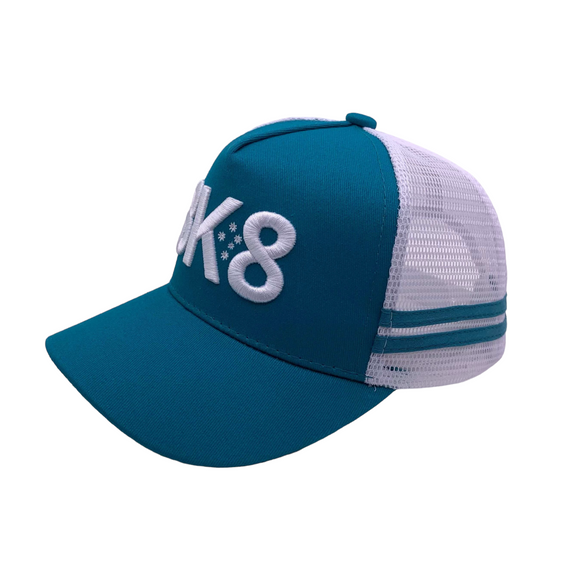 Trucker Hat | Heritage | Turquoise- Kids- Square
