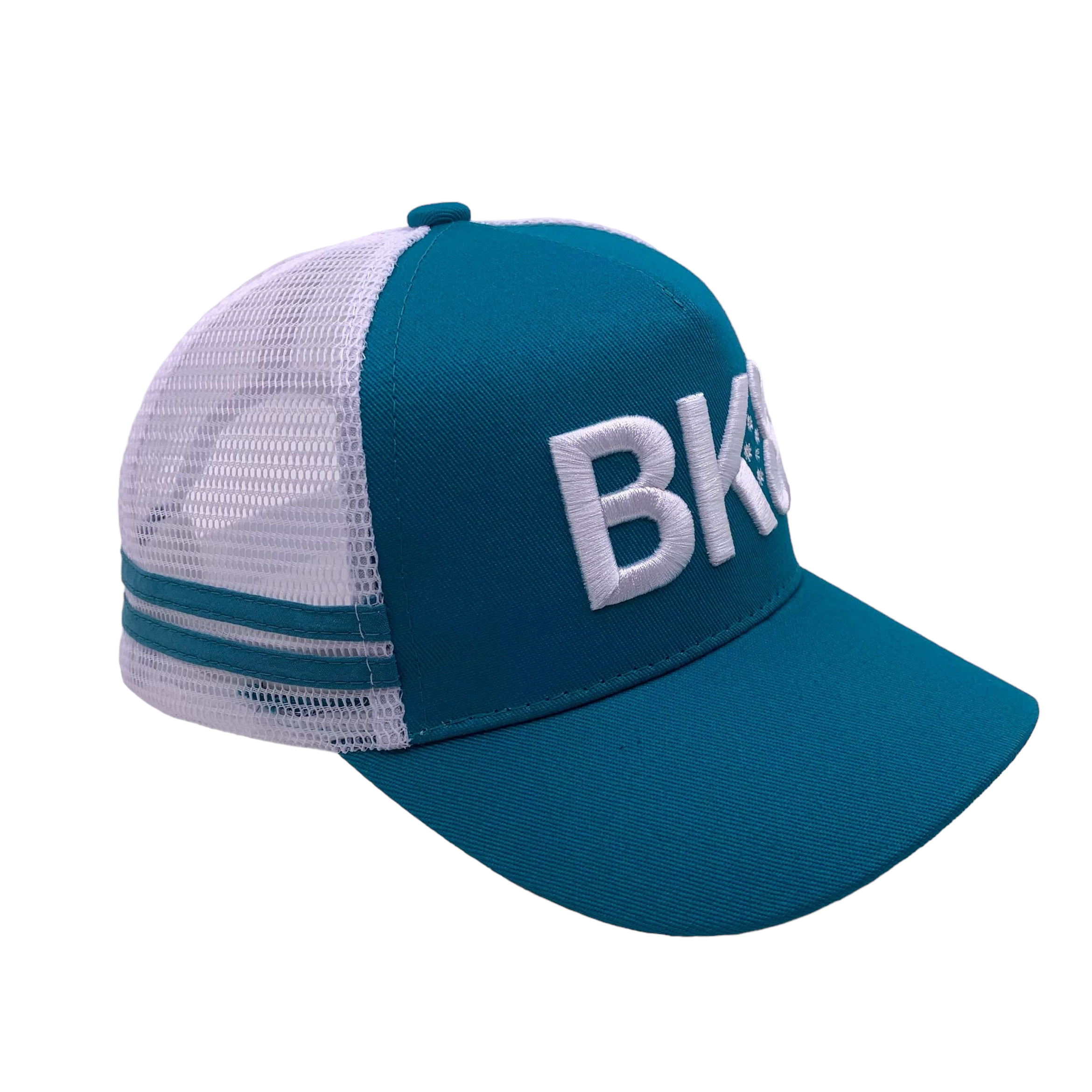 Trucker Hat | Heritage | Turquoise- Kids- Square