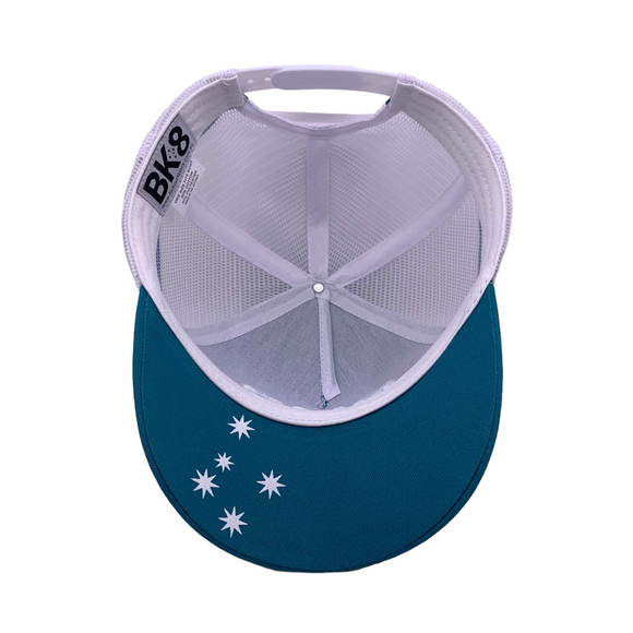 Trucker Hat | Heritage | Turquoise- Kids- Square