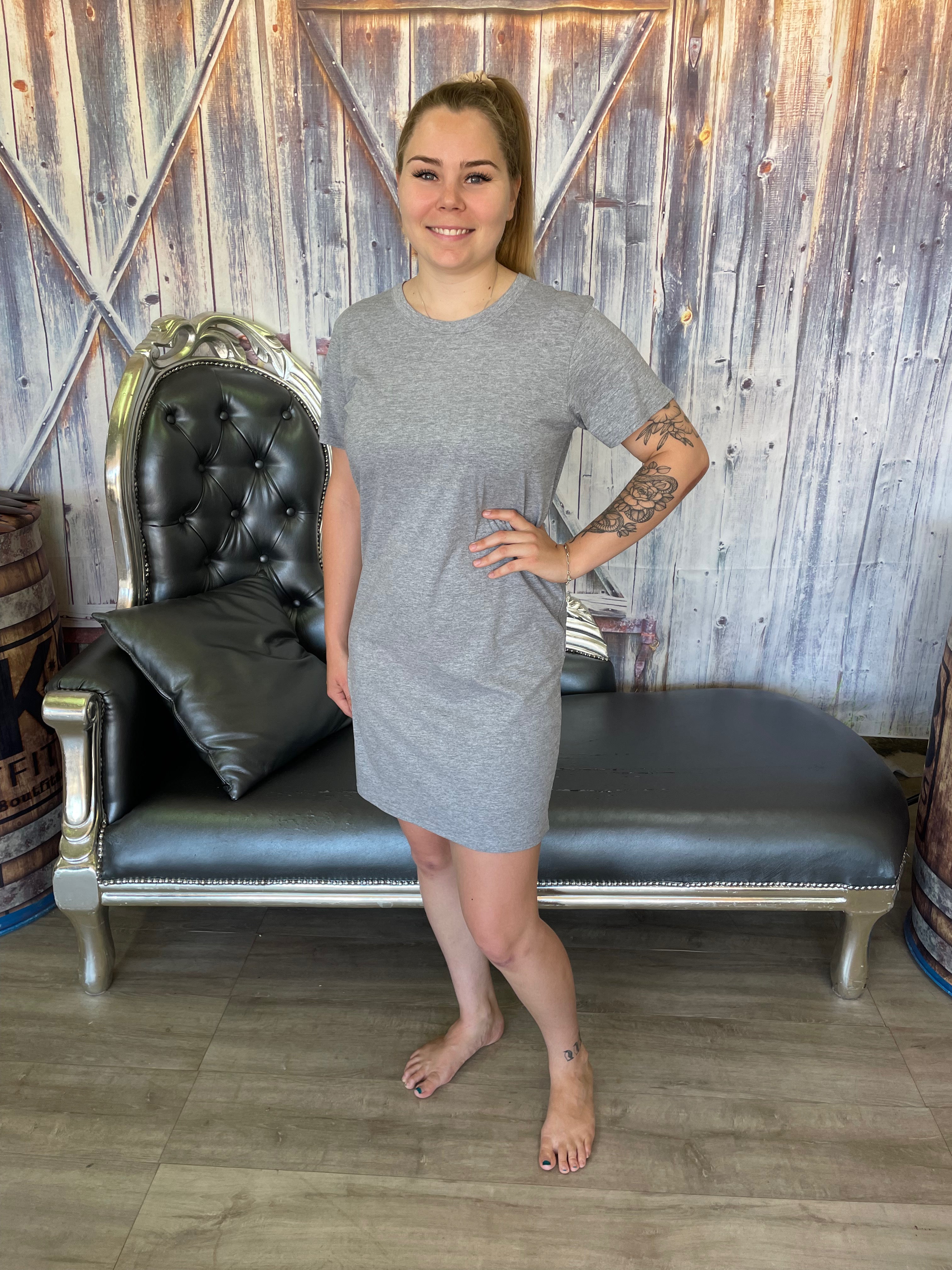 BK8 | Womens | Dress | Elly | Southern Cross | Grey Marle