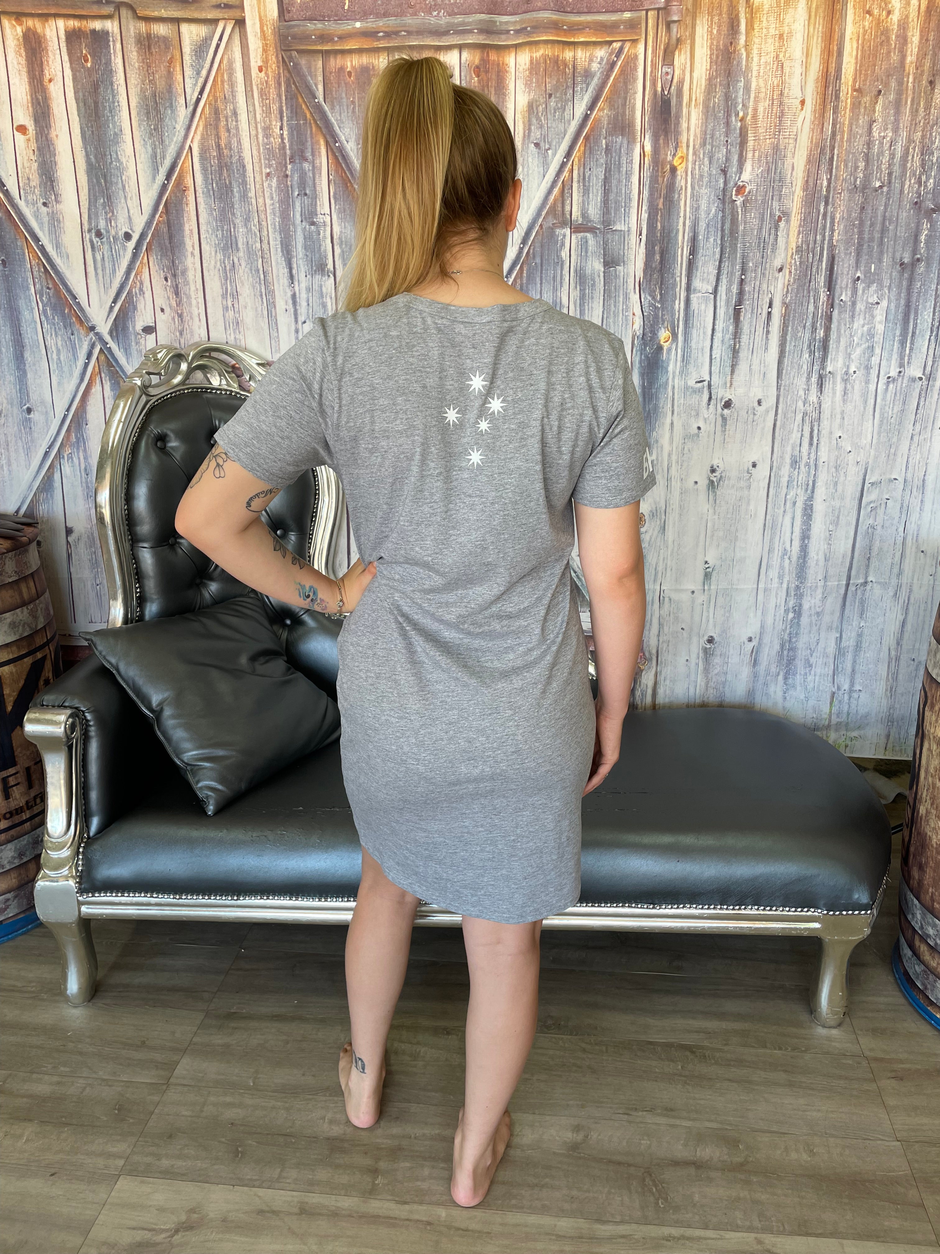 BK8 | Womens | Dress | Elly | Southern Cross | Grey Marle