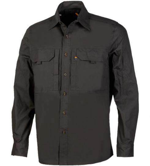 Ritemate | Mens | Shirt | FULL Button | LONG Sleeve | RMX | Charcoal