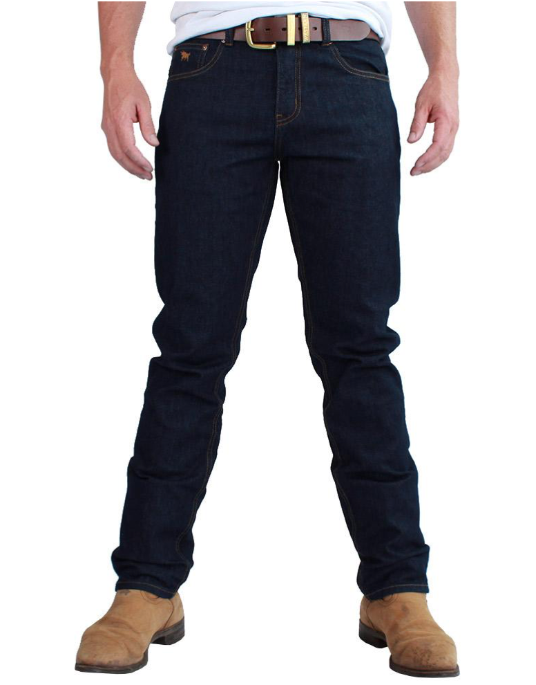 Ringers Western | Mens | Jeans | Slim | 34" | Burke | Dark Blue - BK8 Outfitters Australia