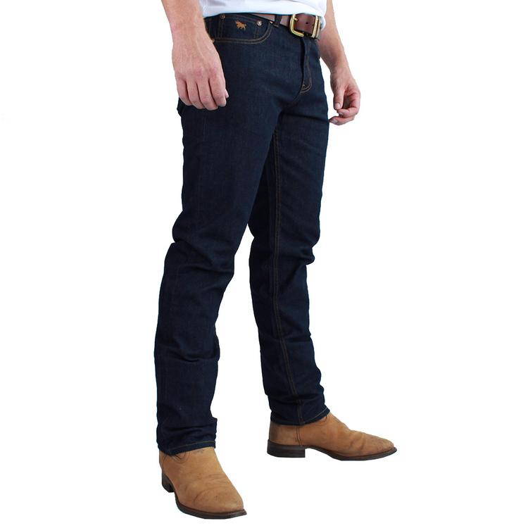 Ringers Western | Mens | Jeans | Slim | 32" | Burke | Dark Blue - BK8 Outfitters Australia