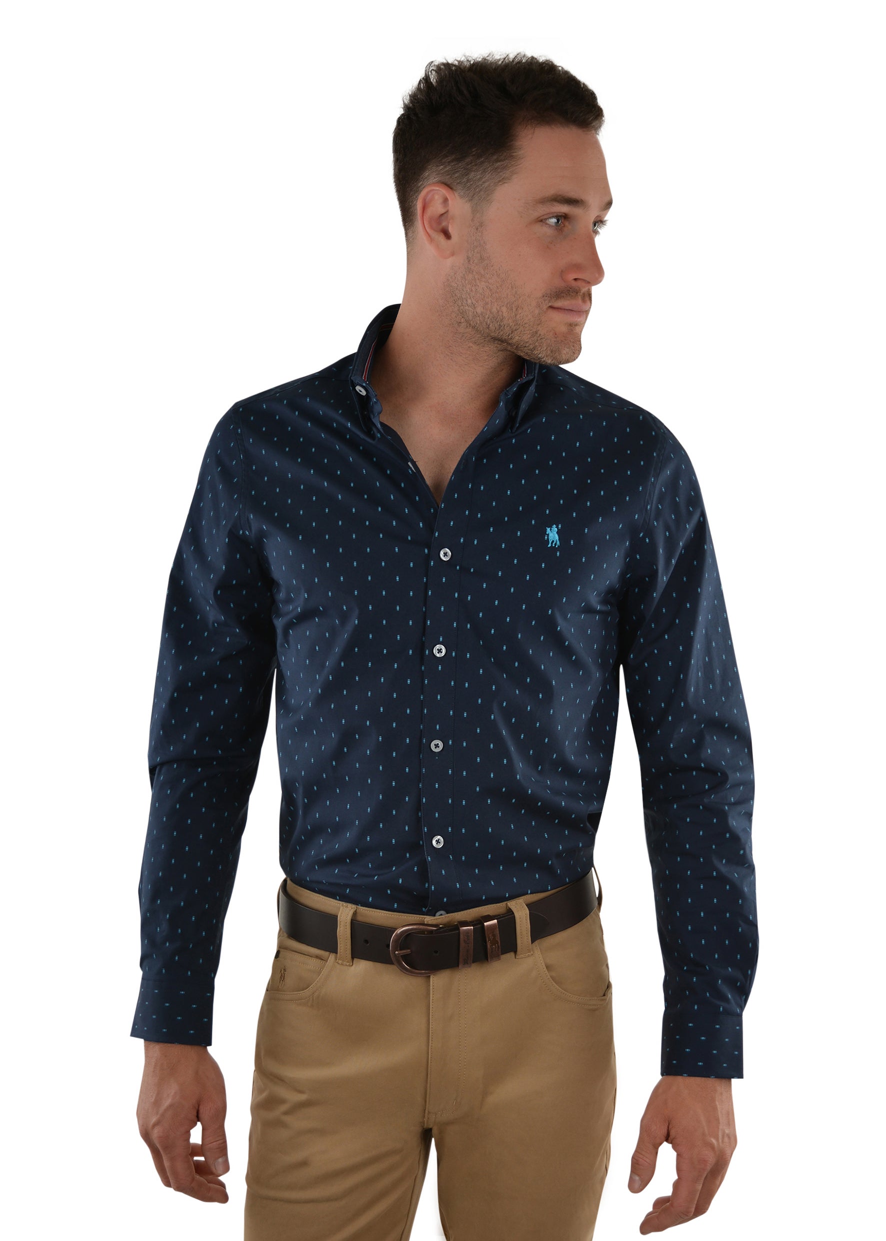 Thomas Cook | Mens | Shirt LS | Derwent Tailored | Navy