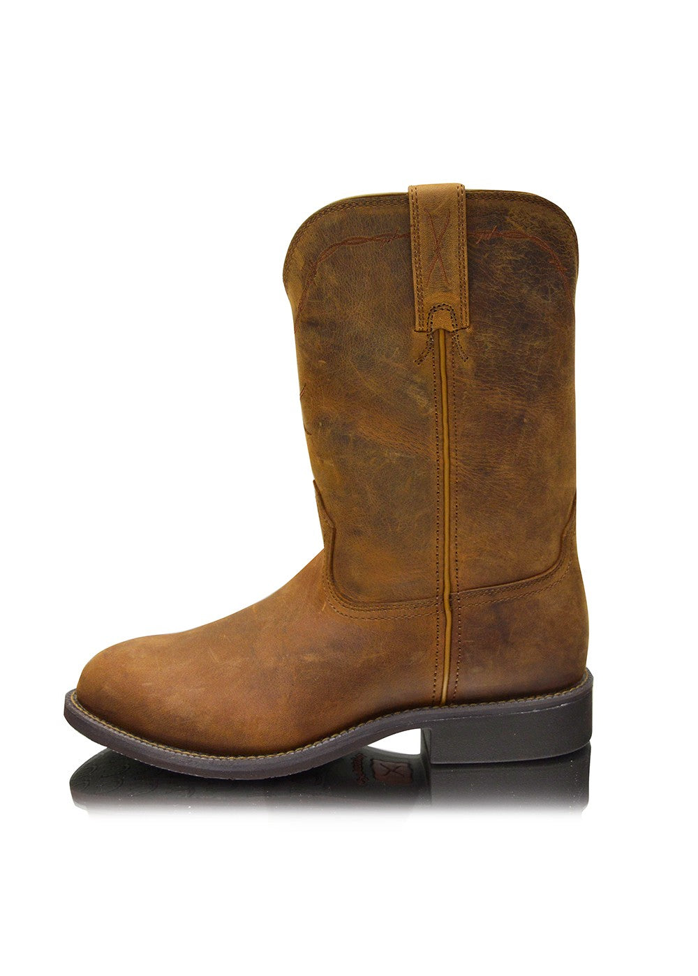 Twisted X | Mens | Boots | Toe Roper | Roper Water Proof | Dark Brown - BK8 Outfitters Australia