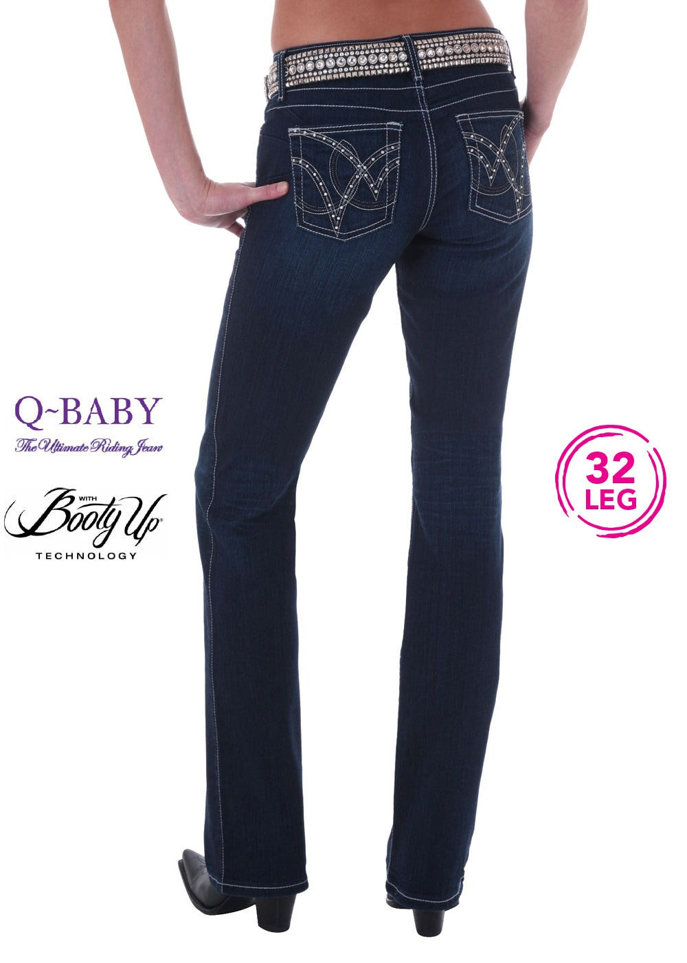 Wrangler | Womens | Jeans | Waist Low | Bootcut | 32" | Q Baby Ultimate - BK8 Outfitters Australia